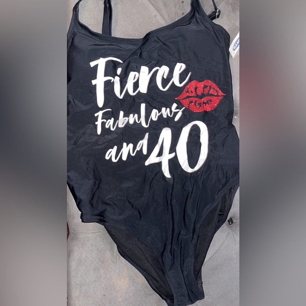 Fierce fab and 40 swimsuit